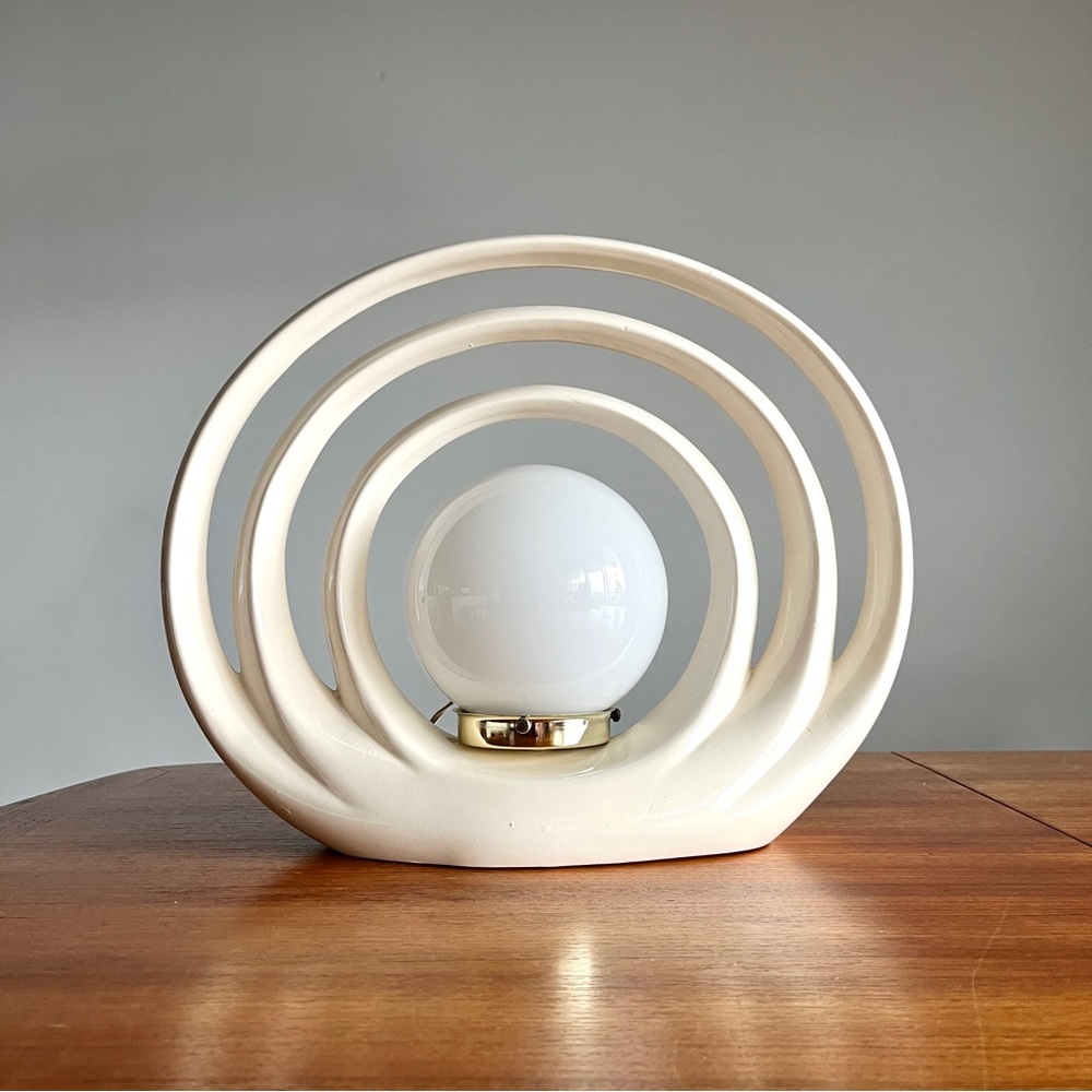 Vintage Art Deco Halo Lamp